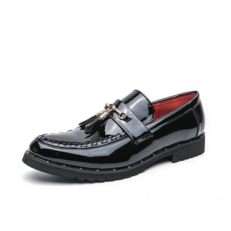Loafers Tassel Fashion  Leather Casual Shoes for Men