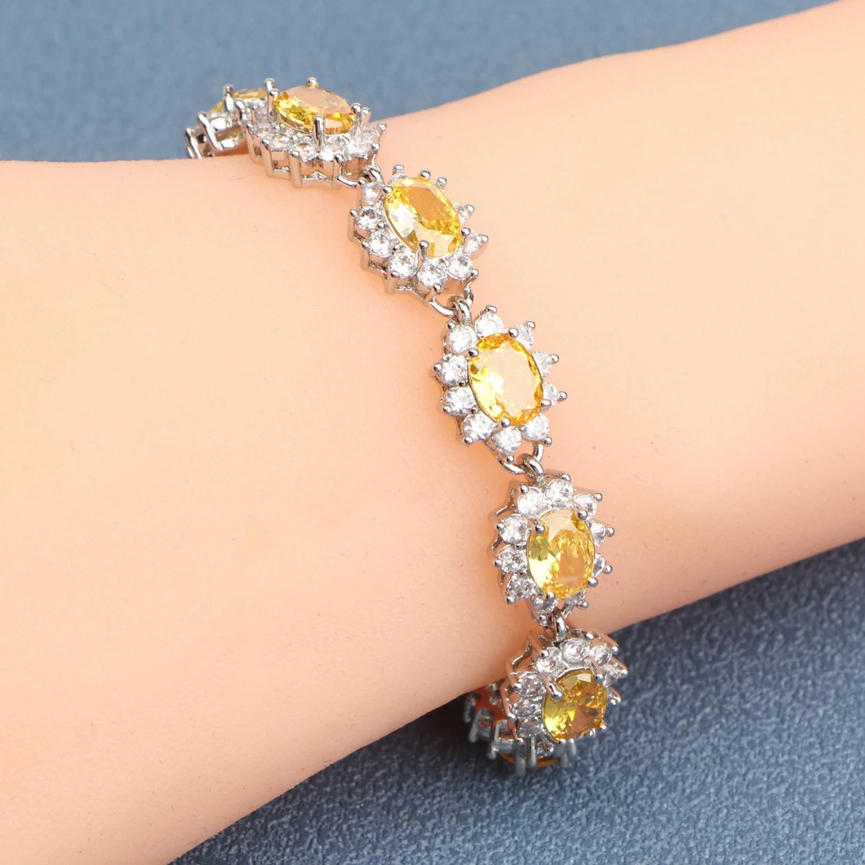 Charm Cubic Zircon Bracelets  Jewelry 18+2CM Length