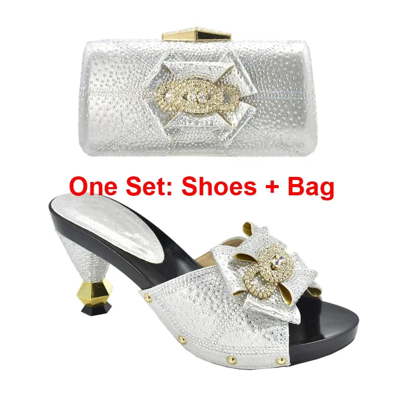 Shoes and Bag for Party Wedding Plus Size Women Shoes