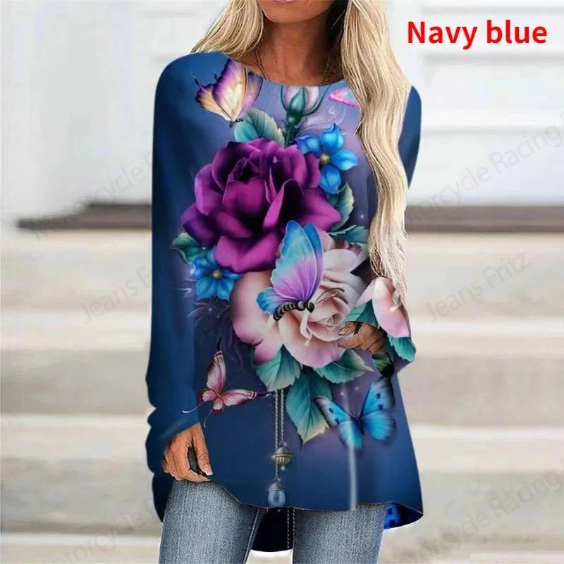 Lady Long Sleeve T shirt Breathable Tshirt