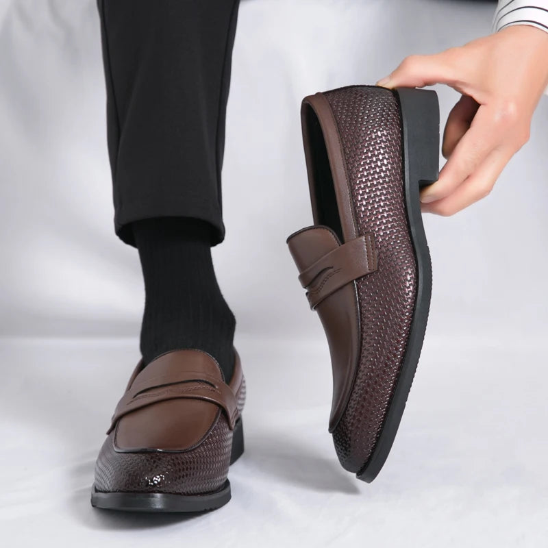 Classic Loafers Slip-on Plus Size 45 46 Original Office and Business Shoes