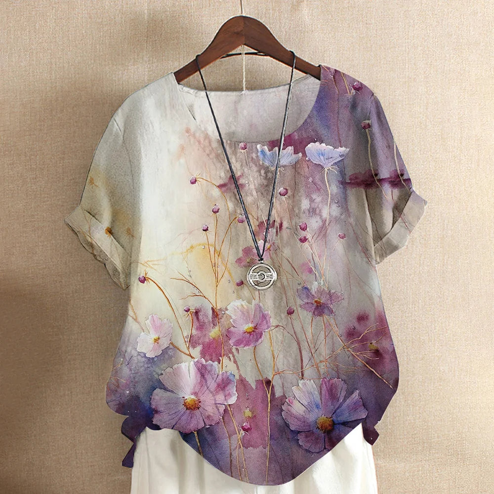 Tops Fashion Pullover Ladies Tees For Summer