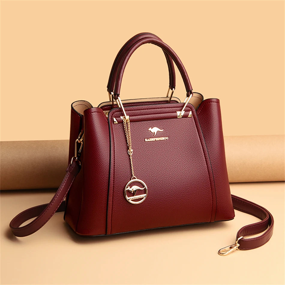 Shoulder Crossbody Sac Ladies Large Capacity Leather Handbags