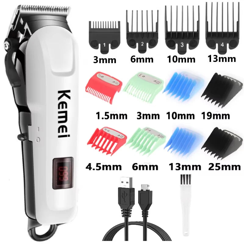Electric Hair Clipper Hair Cut Maching Wireless Trimmer men Professional Clipper Machine Rechargeable Hair Cut