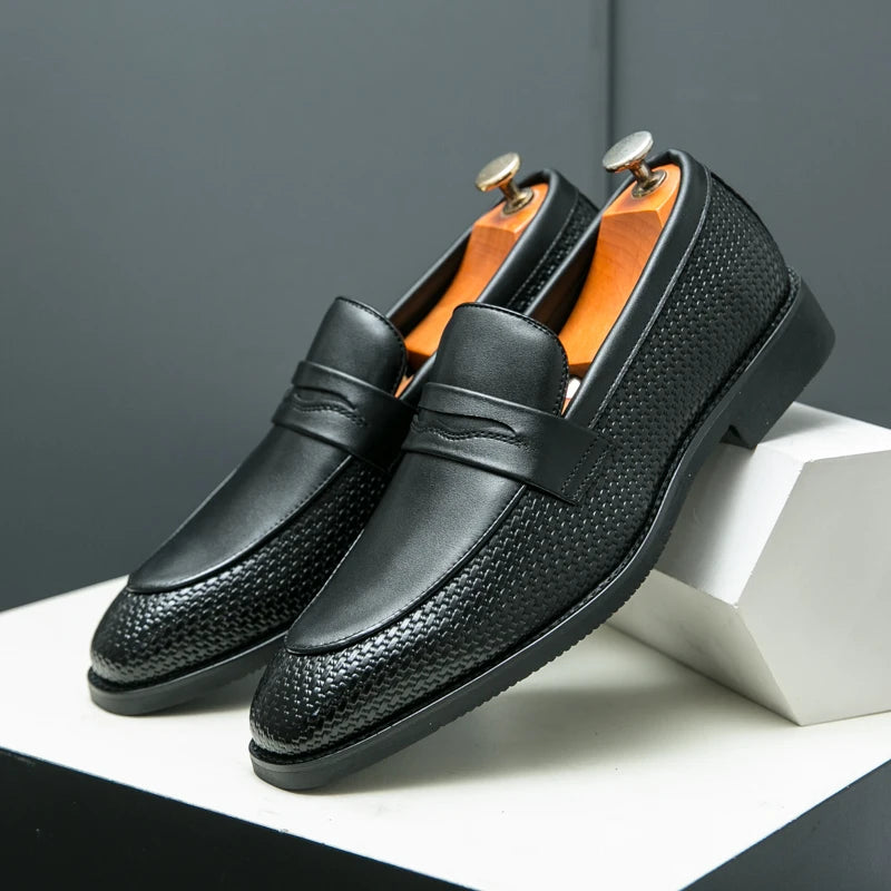Classic Loafers Slip-on Plus Size 45 46 Original Office and Business Shoes