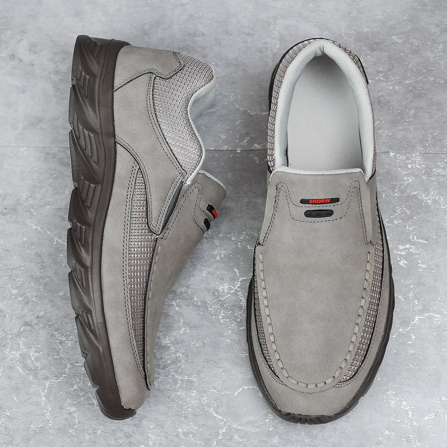 Men Sneakers Comfortable Leather Flat Footwear For Men