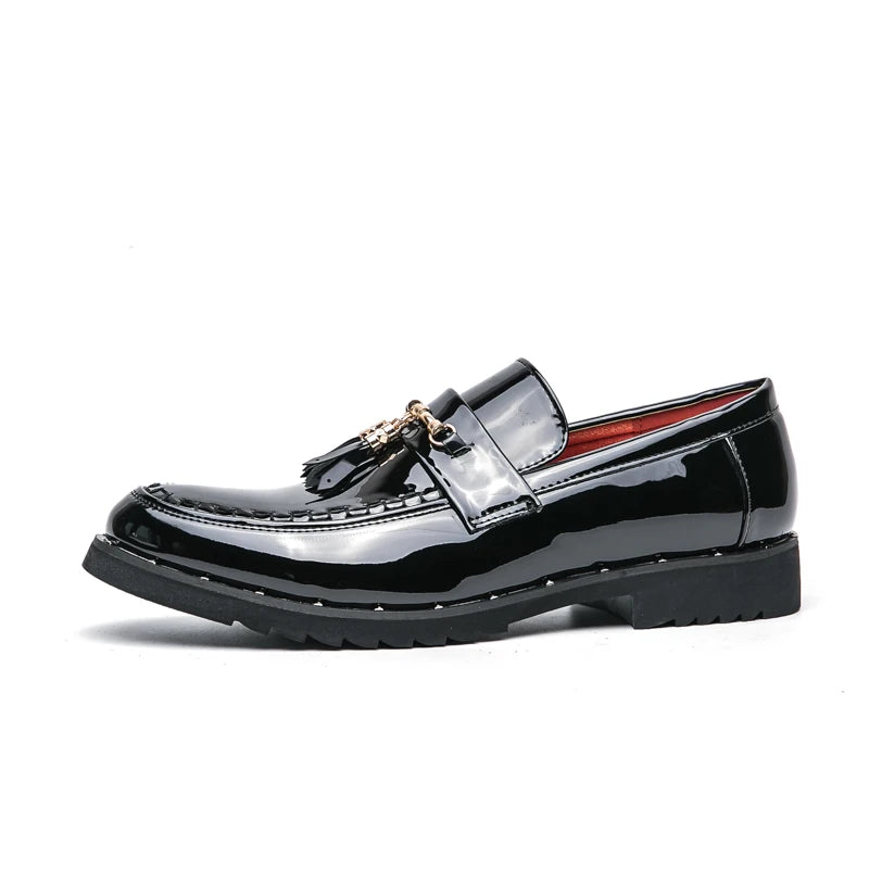 Loafers Tassel Fashion  Leather Casual Shoes for Men