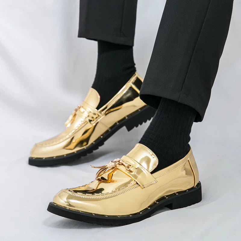 Loafers Tassel Fashion  Leather Casual Shoes for Men