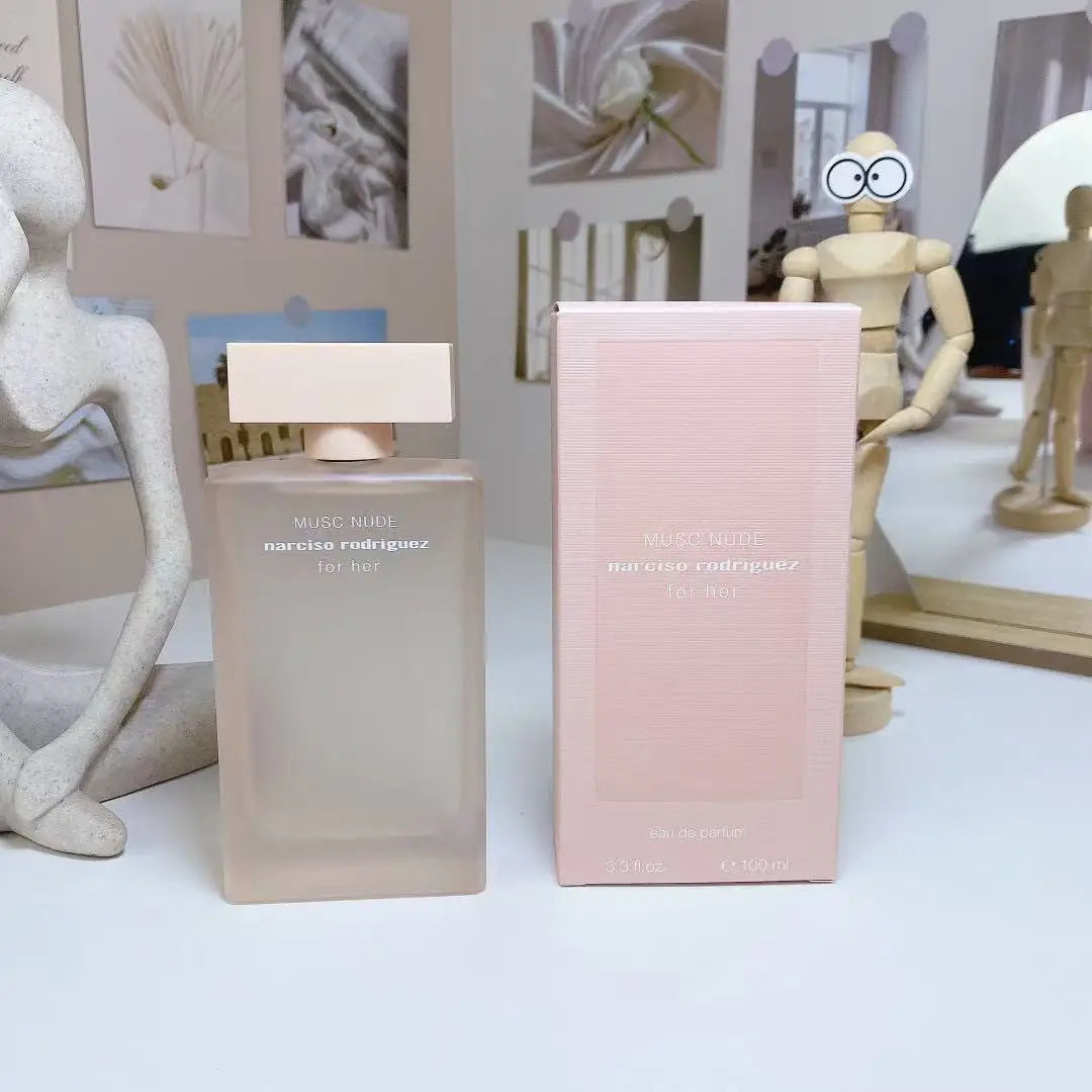 Daily Hot Brand Elegant Musk Floral Eau De Toilette For Women, Luxury Pink Bottle Perfume