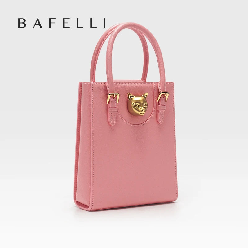 BAFELLI 2025 NEW WOMEN'S HANDBAG CAT LUXURY BRAND DESIGNER ORIGINAL STYLE TRENDING SHOULDER CASUAL BAGS