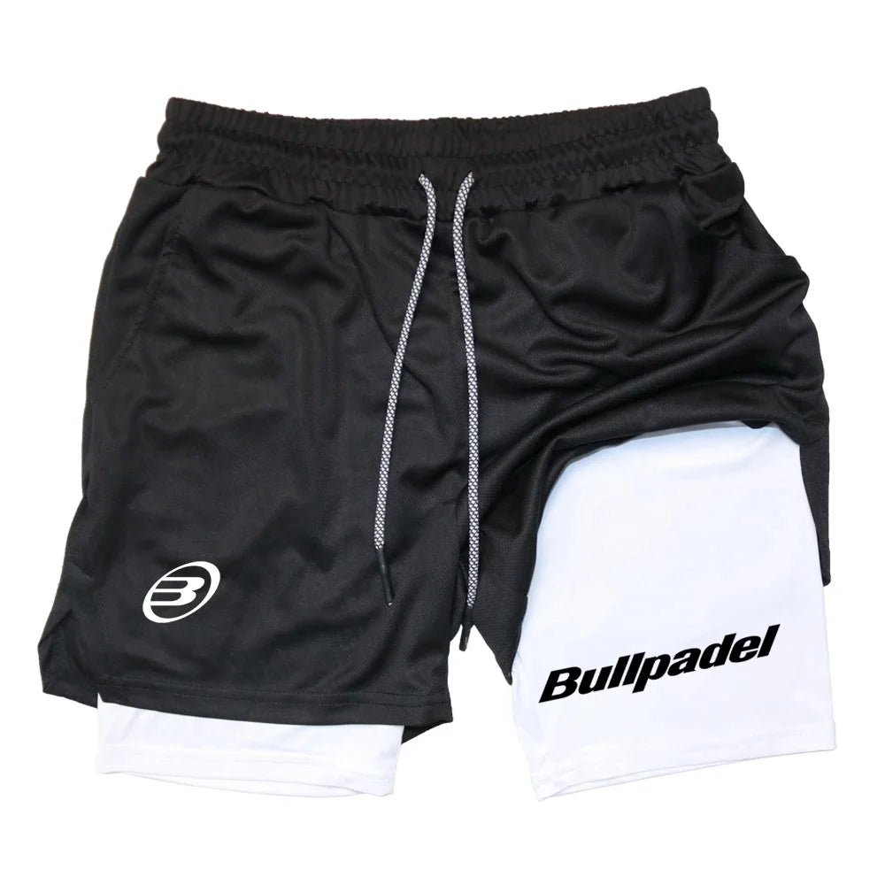 Men's Trousers Outdoor Running  Padel Sport Shorts  Breathable Tennis Quick-Drying BadmintonSportwear