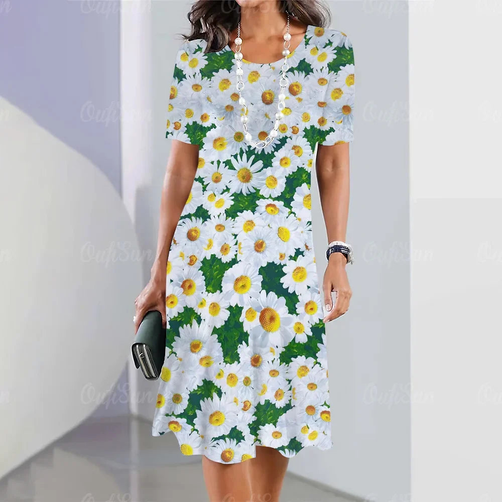 Elegant Beautiful Casual Mini  Summer Sweet Dress