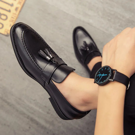 Breathable Leather Moccasins Comfortable designer shoes For Men