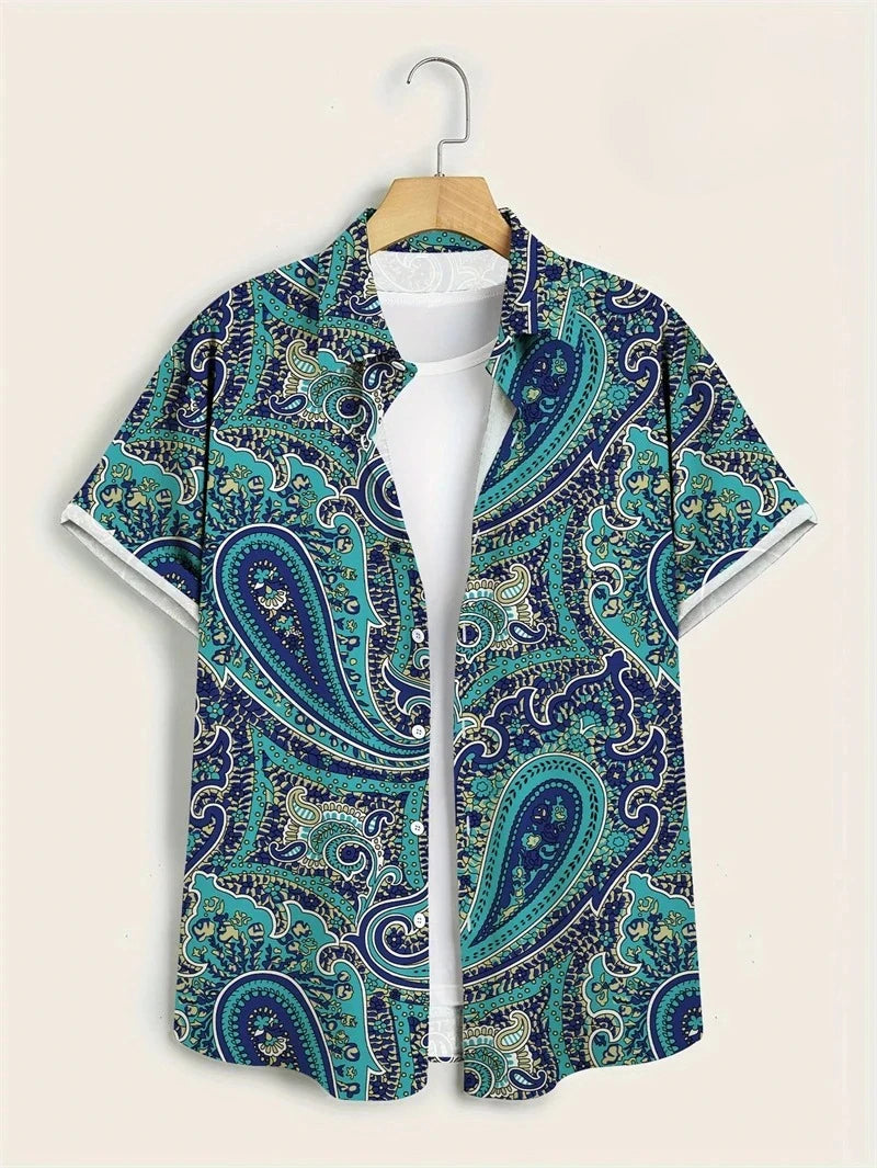 Hawaii Shirts Graphic Short-sleeved T-shirt For Men