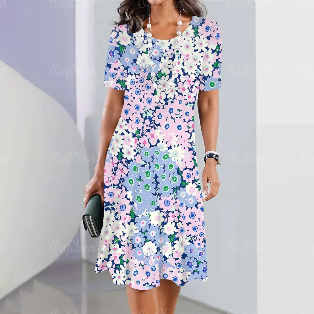 Elegant Beautiful Casual Mini  Summer Sweet Dress