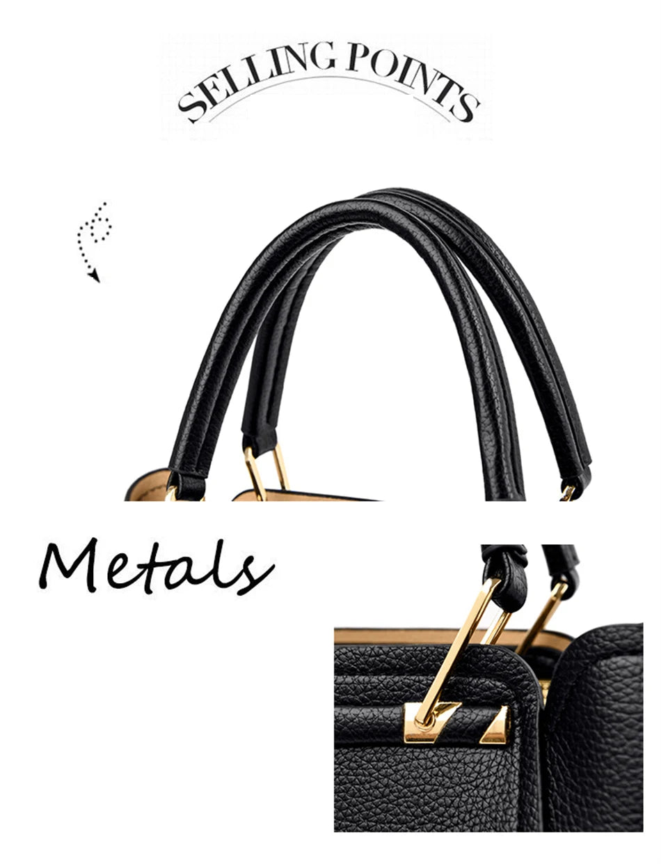 Shoulder Crossbody Sac Ladies Large Capacity Leather Handbags