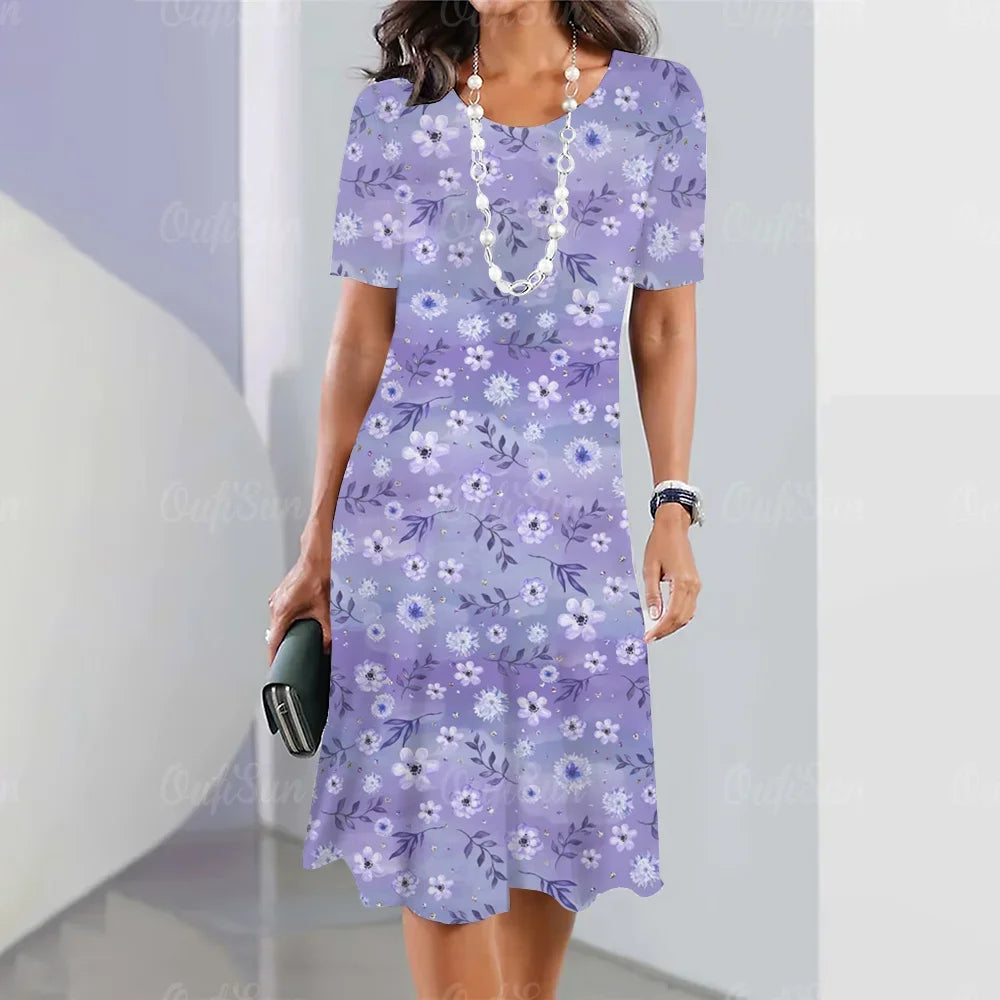 Elegant Beautiful Casual Mini  Summer Sweet Dress