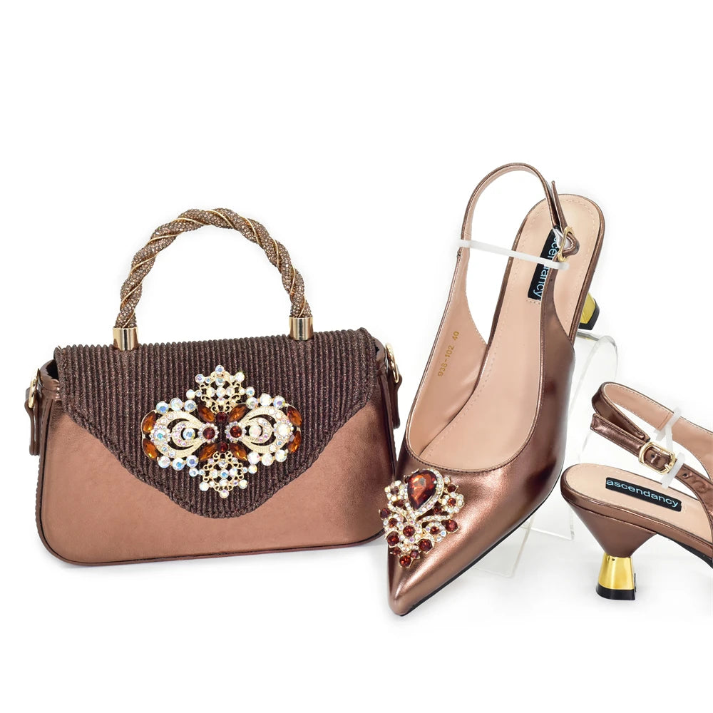New Fashion Women Shoes and Bags To Match