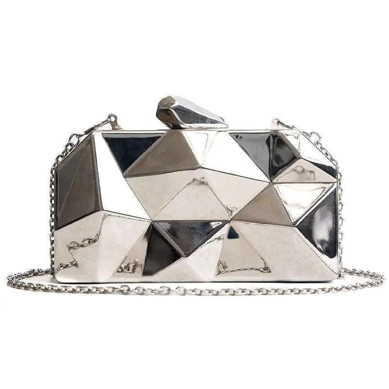 Women's Handbag  Purse Crossbody Shoulder Bag Gold Box Clutch