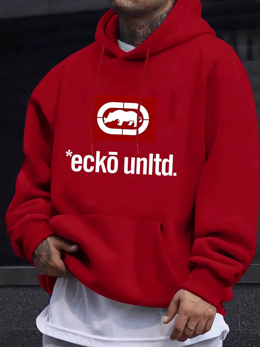 Men's hoodie with graphic "Ecko Unlimited" - Casual sweater  long sleeves