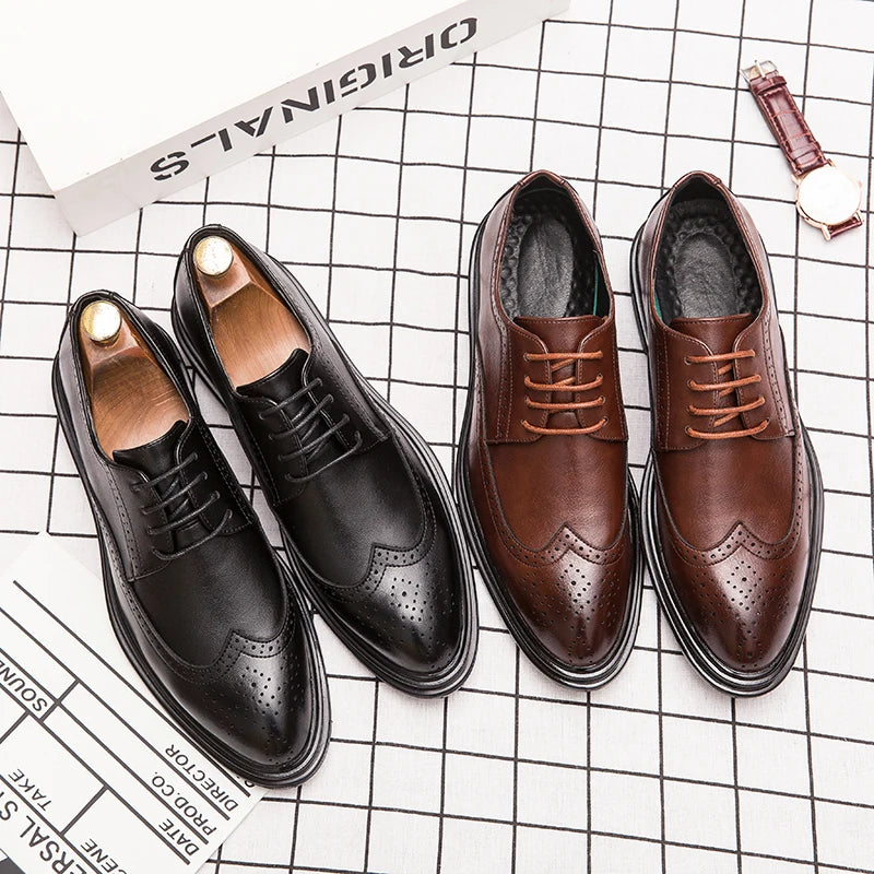 Vintage official and business classic men's shoes