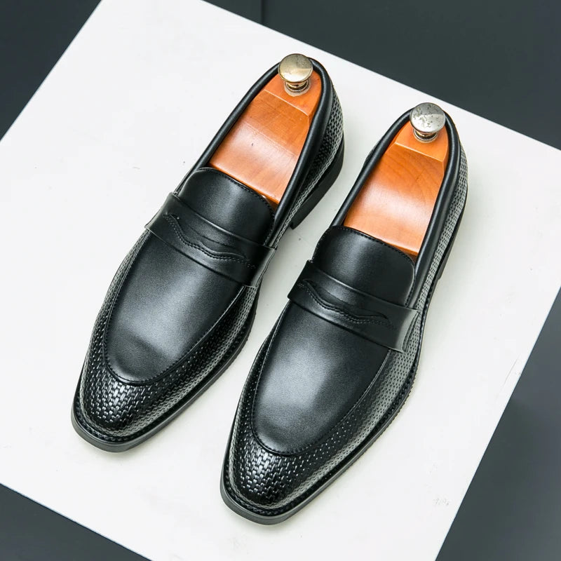 Classic Loafers Slip-on Plus Size 45 46 Original Office and Business Shoes