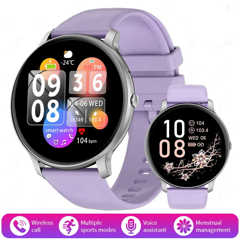 Smart Watch Bluetooth Call Sports Fitness Watches Heart Rate Health Monitor Android iOS