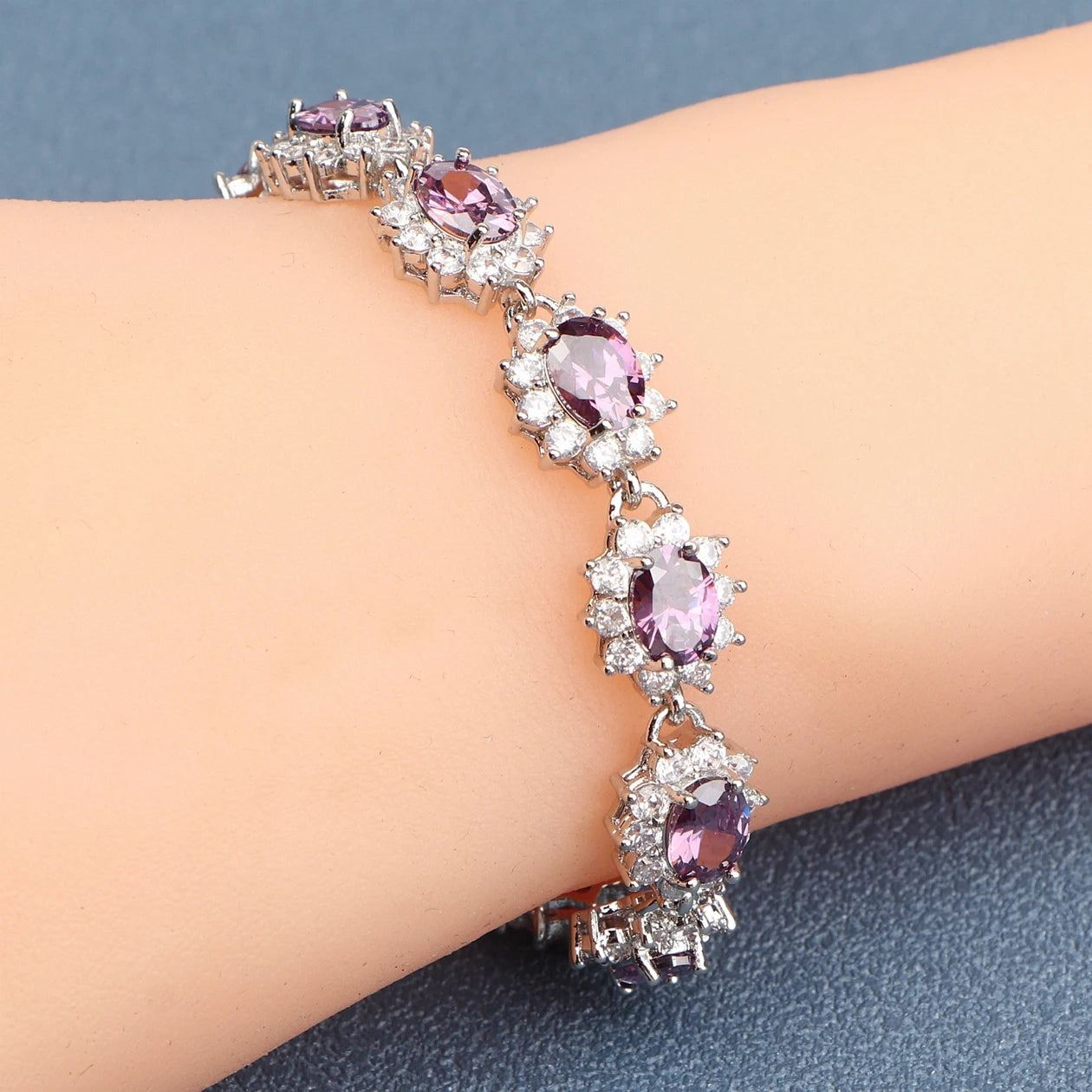 Charm Cubic Zircon Bracelets  Jewelry 18+2CM Length