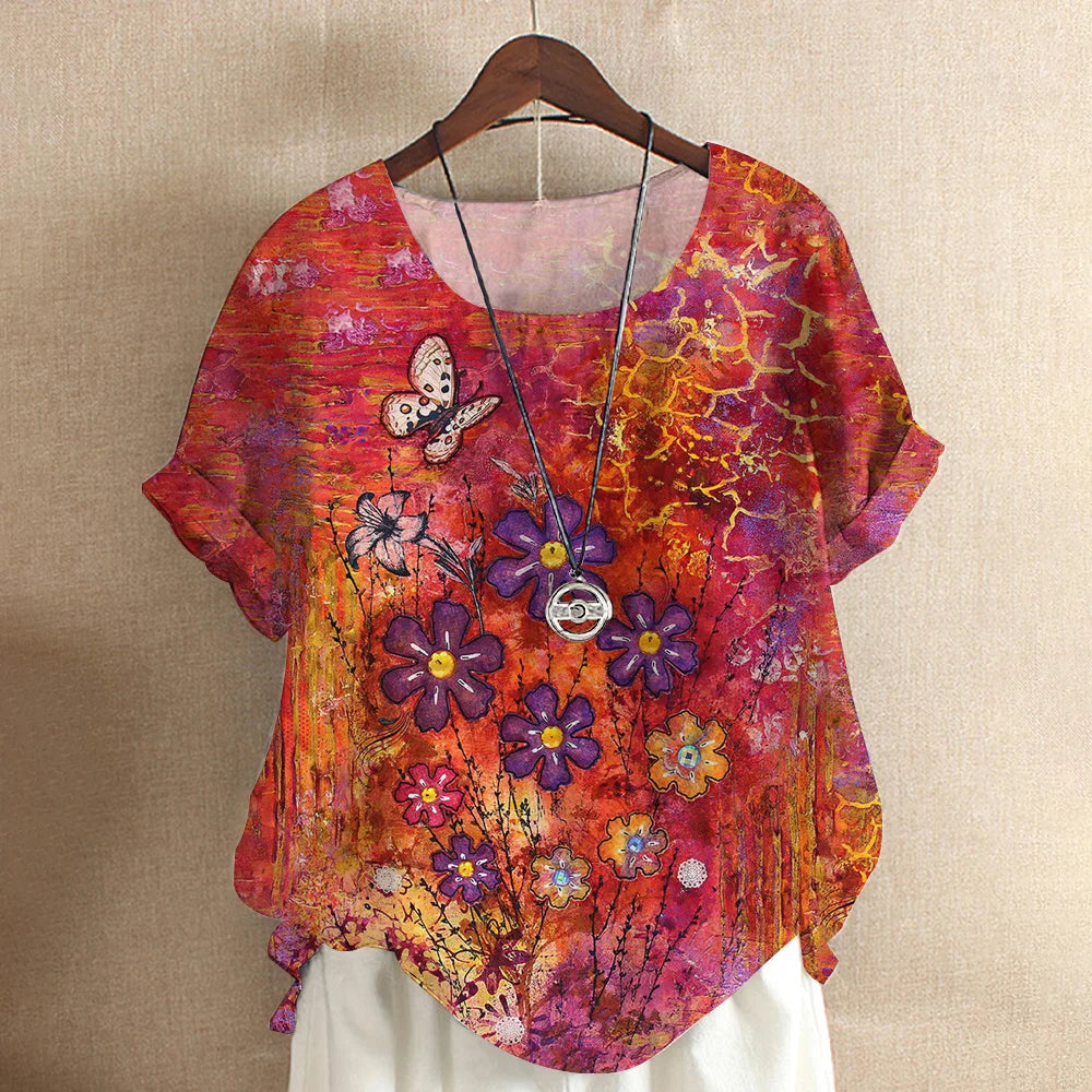 Tops Fashion Pullover Ladies Tees For Summer