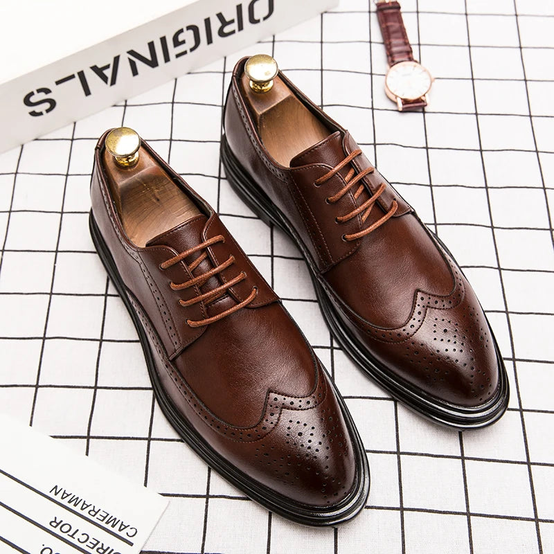 Vintage official and business classic men's shoes
